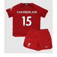 Liverpool Chamberlain #15 Fotballklær Hjemmedraktsett Barn 2022-23 Kortermet (+ korte bukser)